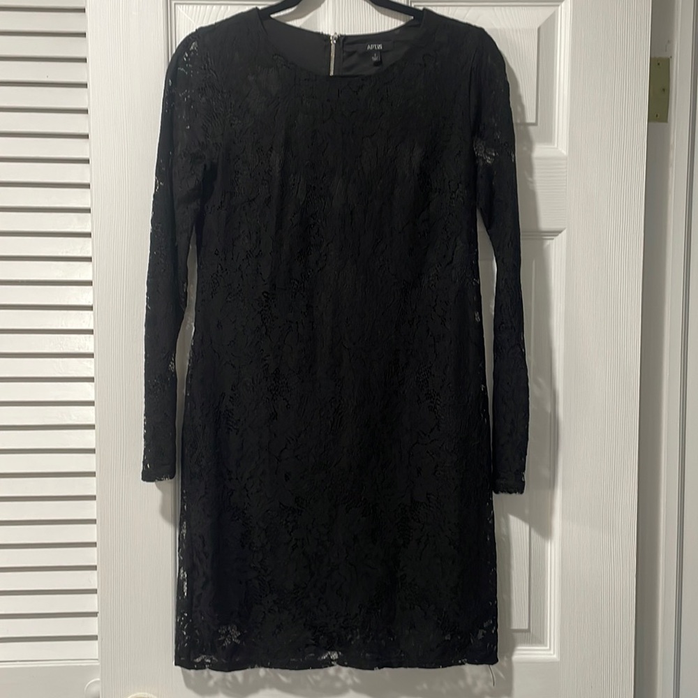 Apt 9 Black Dress with Lace Details